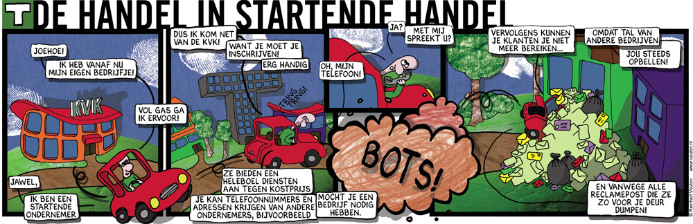 Reinhart Voulon, strip voor Tilburg Magazine