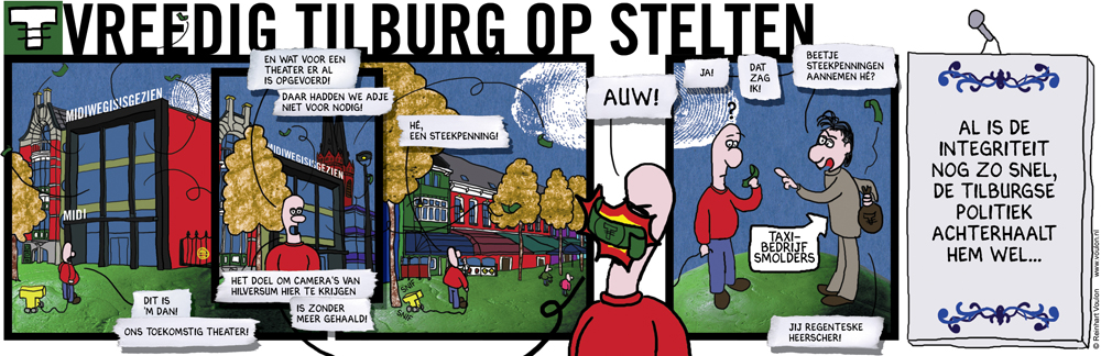 Reinhart Voulon, strip voor Tilburg Magazine